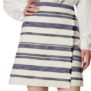 NWT Loft by Ann Taylor Womens Fringe Faux
Wrap Skirt Size 8 retails 60.00